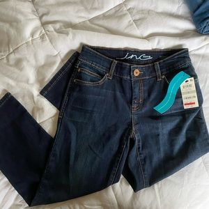 dark blue inc jeans